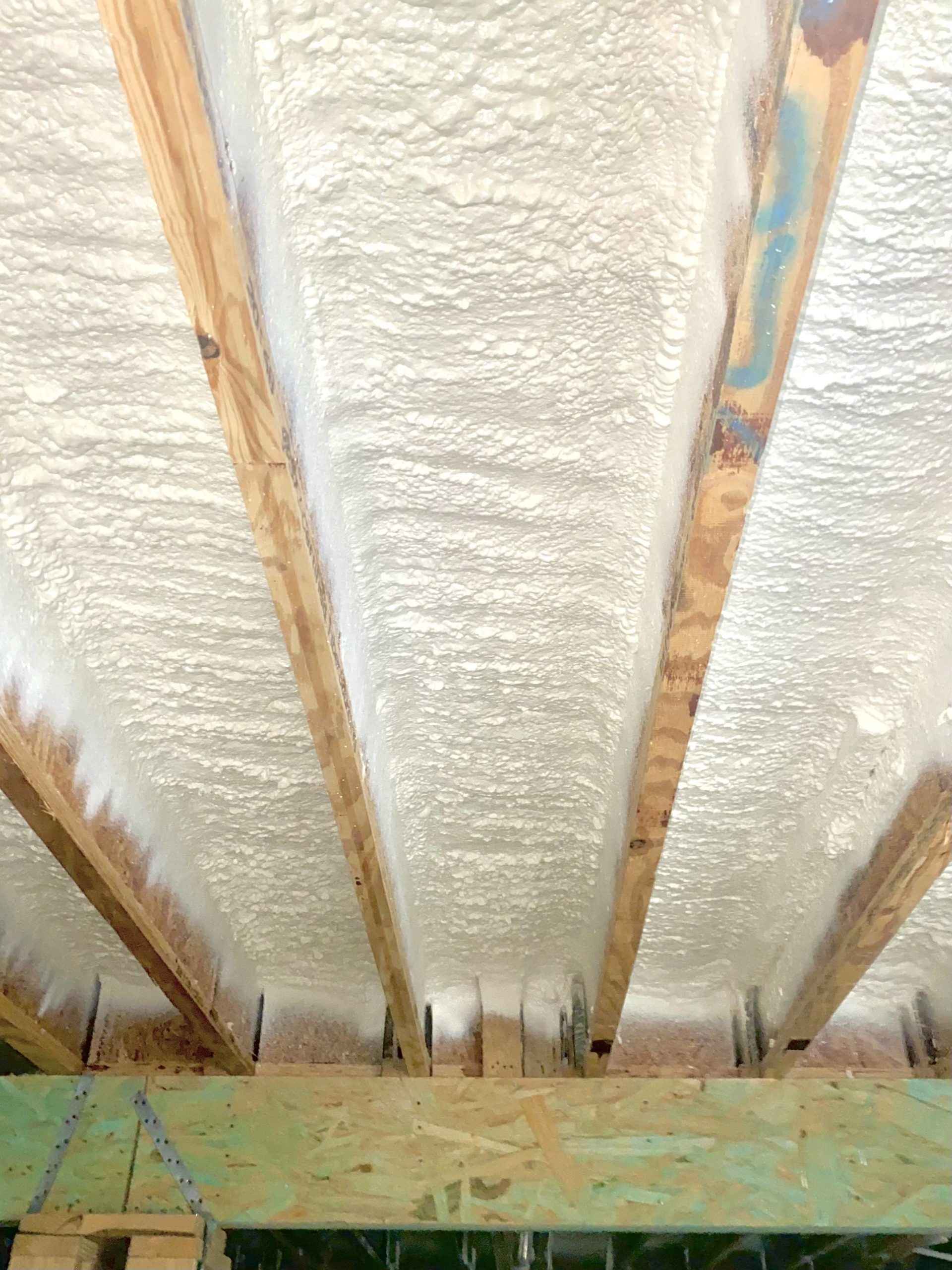 Closed Cell SPF To Subfloor